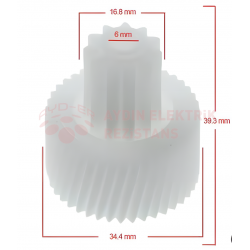 Dişli No:043 Moulinex Kıyma Makinesi Motor