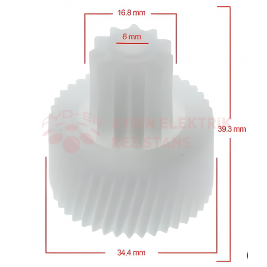 Dişli No:043 Moulinex Kıyma Makinesi Motor
