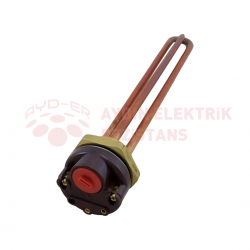 (ÇİN) 1-1\4 Düz Termovat Isıtıcı Rezistansı 220V 30CM 2000W (TAKIM)