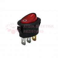 (AYD-ER) Mini Oval Işıklı Anahtar