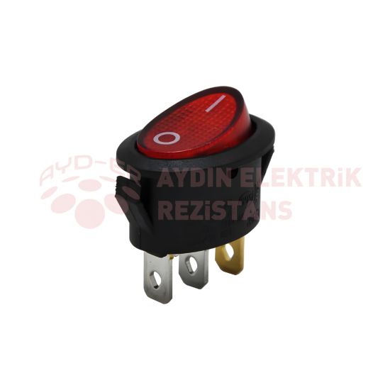 (AYD-ER) Mini Oval Işıklı Anahtar