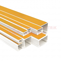 16x16 mm Yapışkan Bantlı Kablo Kanalı