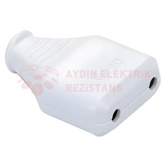 Yassı Dişi Fiş (Beyaz)