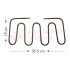 1250W Sanayi Tipi Tost Rezistansı 220V