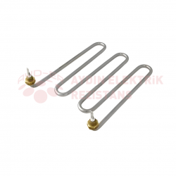 (BALÇIK)  Semaver Rezistansı - Kıvrık 220V. 2000W. (8.5 Krom)
