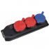 3x25A 2 Adet 1x16A 1 Adet Kauçuk 3'lü Grup Priz