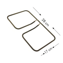 (BALÇIK) Korkmaz Tost Rezistansı 110V. 900W (6.5 Krom) 