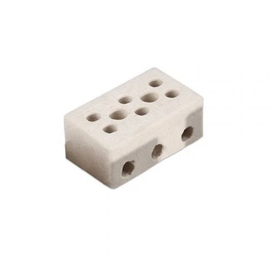 1 No 3'lü Porselen Klemens
