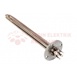  Yuvarlak Flanş 230-400V 10KW Kombi Termosifon Rezistansı