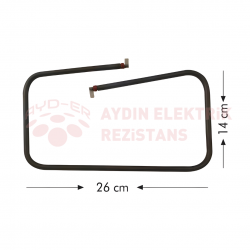 (BALÇIK) Tost Rezistansı 103.5V. 800W (8.5 Krom)