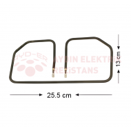 (BALÇIK) Köşeli Tost Rezistansı 110V. 900W (6.5 Krom) 