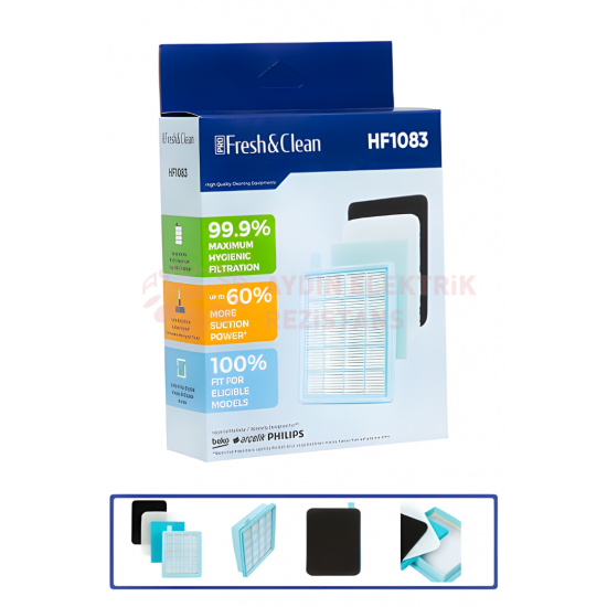 Hepa Kutulu Philips Fc 8475 3 Süngerli KUTULU YERLİ HF PFC
