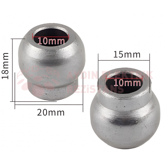 Vantilatör Burç 10 mm Çap Tırnaklı