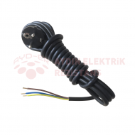TTR Baskılı Kablo 140 CM (3x1mm)  (Orjinal semaver vb. Uçları terminalli)