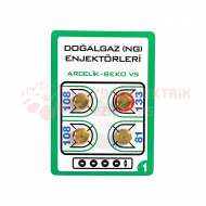 Enjektör No: 1 Arçelik DoğalGaz 9 Luk