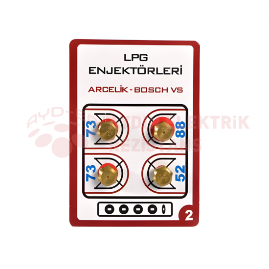 Enjektör No: 2 Arçelik Lpg 9 Luk 