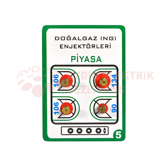 Enjektör No: 5 Universal DoğalGaz Piyasa