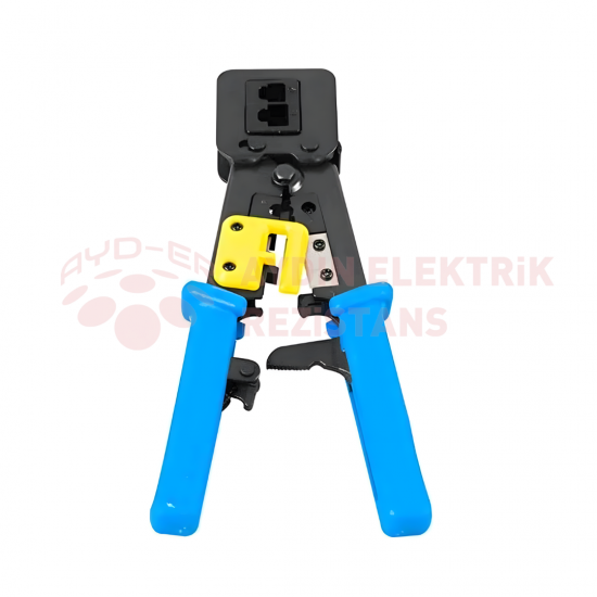 RJ45/RJ11 Sıkma Pensesi Yeni Nesil Delikli Konnektör