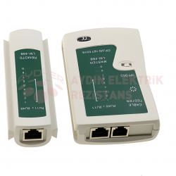 RJ45 RJ11 Kablo Test Cihazı