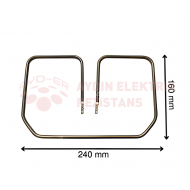 (BALÇIK)  Köşeli Tost Rezistansı 110V. 800W (6.5 Krom)