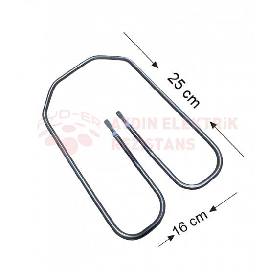(BALÇIK) Tost Rezistansı 220V. 1000W (6.5 Krom)