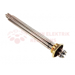 (BALÇIK) 1-1\4 Düz Termovat Isıtıcı Rezistansı 220V-380V 7500W (8.5 Krom)