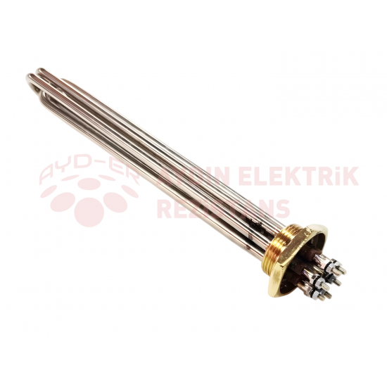 (BALÇIK) 1-1\4 Düz Termovat Isıtıcı Rezistansı 220V-380V 7500W (8.5 Krom)