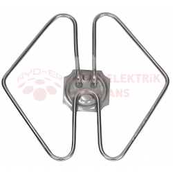 (BALÇIK) Kelebek Rezistans 220V. 2750W. (6.5 Krom)