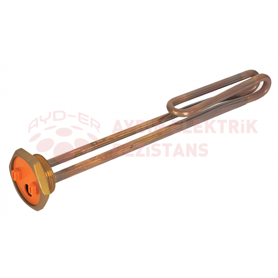 (BALÇIK) 1-1\4 Kıvrık Isıtıcı Rezistansı 220V 35CM 2000W (Bakır) (İnce Diş)