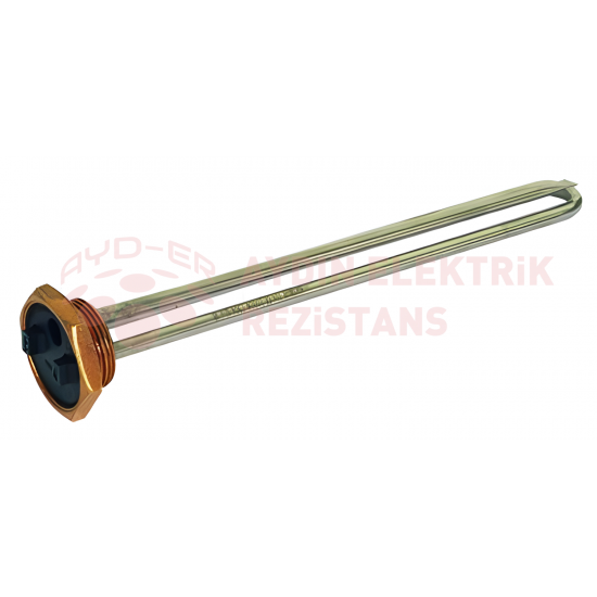 (BALÇIK) 1-1\4 Düz Termovat Isıtıcı Rezistansı 220V 30CM 2000W (8.5 Krom)