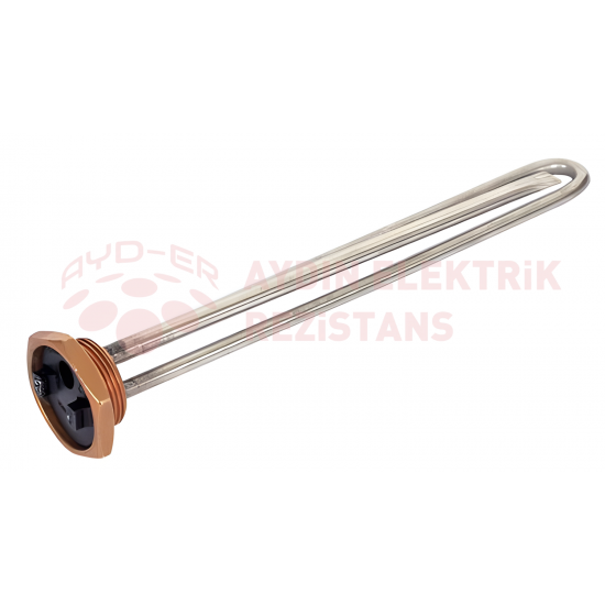 (BALÇIK) 1-1\4 Düz Termovat Isıtıcı Rezistansı 220V 40CM 3000W (8.5 Krom)