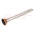 (BALÇIK) 1-1\4 Düz Termovat Isıtıcı Rezistansı 220V 40CM 3000W (8.5 Krom)
