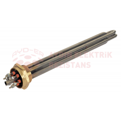 (BALÇIK) 1-1\2'' Kafalı Isıtıcı 220V-380V. 29CM 3000W (8.5 Krom)