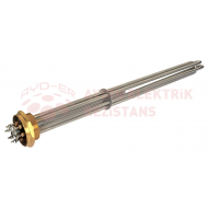 (BALÇIK) 1-1\2'' Kafalı Isıtıcı 220V-380V. 40CM 10000W (8.5 Krom)