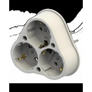 Sıva Altı 3 lü Topraklı Priz